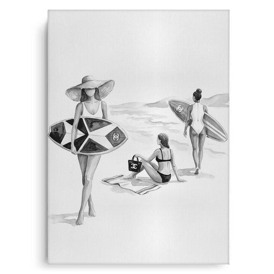 Vogue on the Waves - Canvas