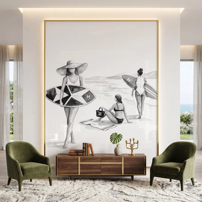 Vogue on the Waves - Fine Art