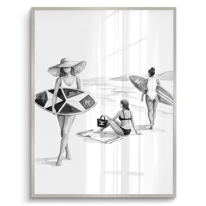 Vogue on the Waves - Fine Art