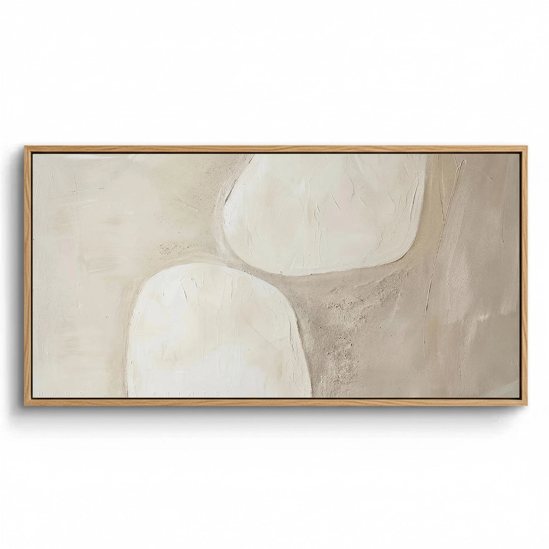 Wabi-Sabi Sand Abstract Wall Art for Modern Dubai Interiors