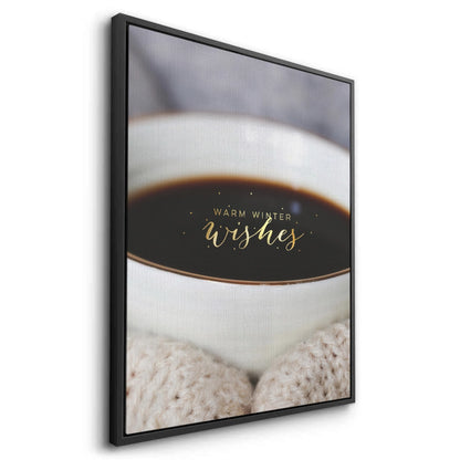 Warm Winter Wishes Coffee - Canvas