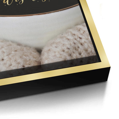 Warm Winter Wishes Coffee - Canvas