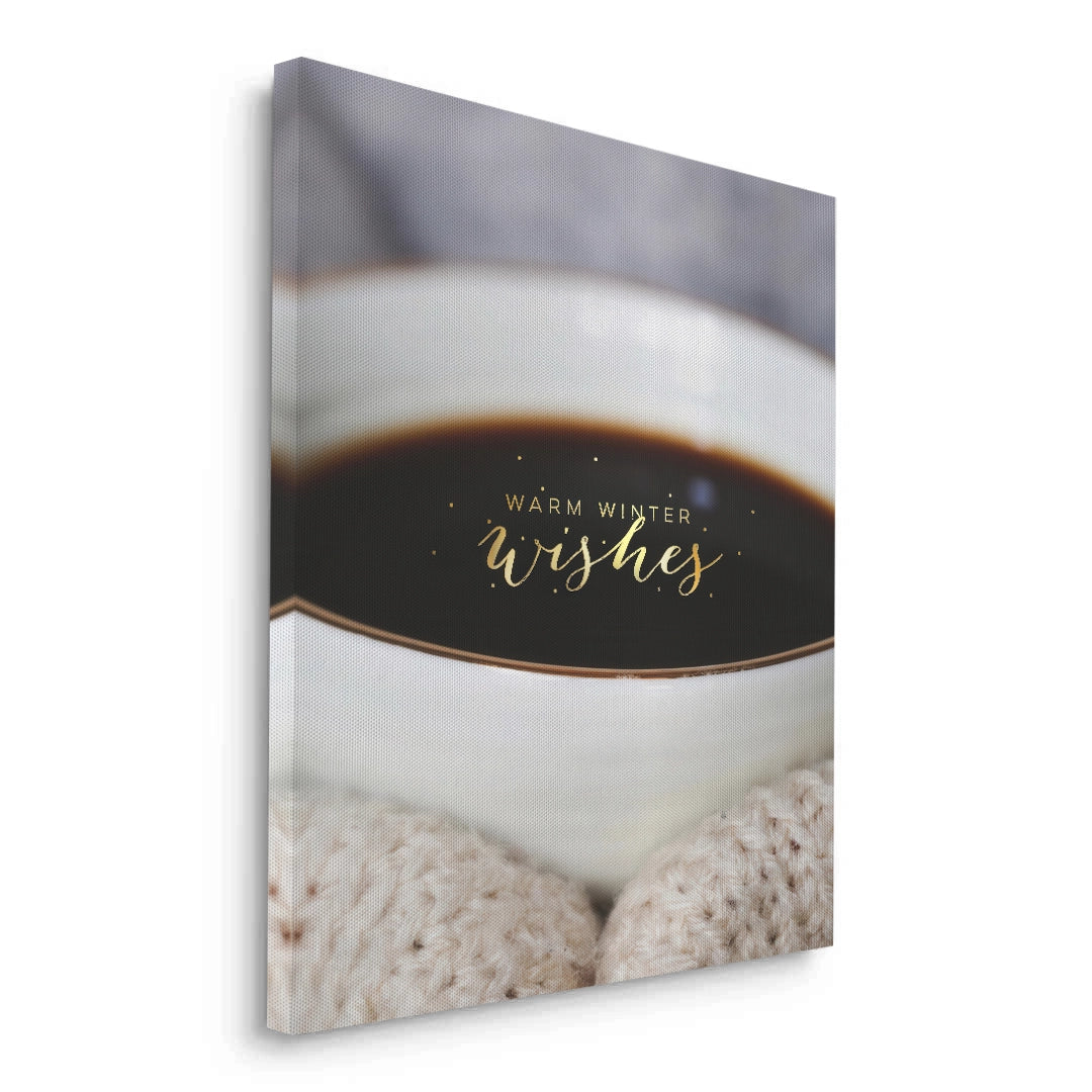 2Warm Winter Wishes Coffee - Canvas