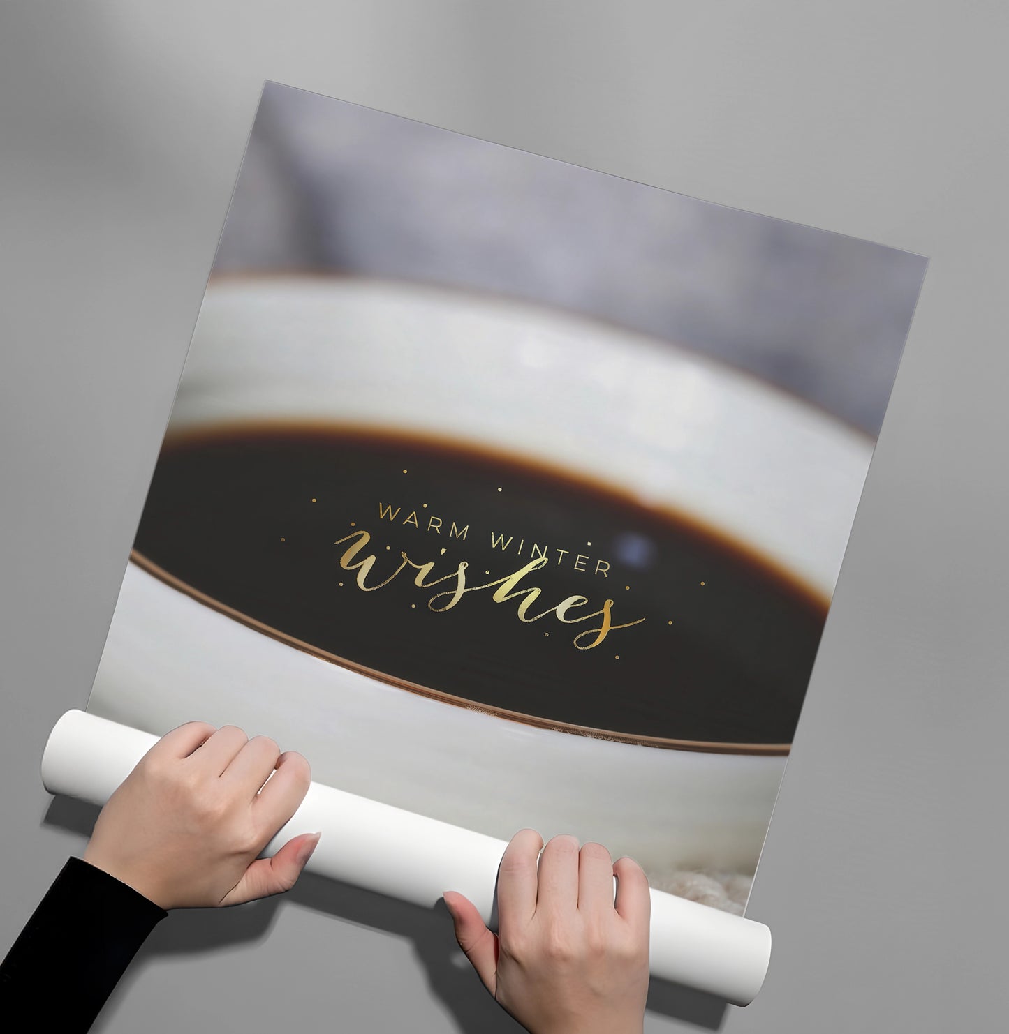 2Warm Winter Wishes Coffee - Poster