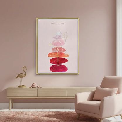 Watercolor Flamingo - Canvas
