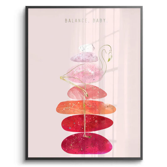 Watercolor Flamingo - Fine Art
