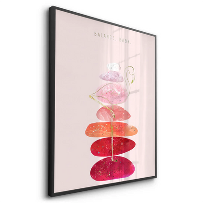 Watercolor Flamingo - Fine Art