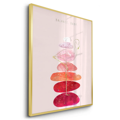Watercolor Flamingo - Fine Art