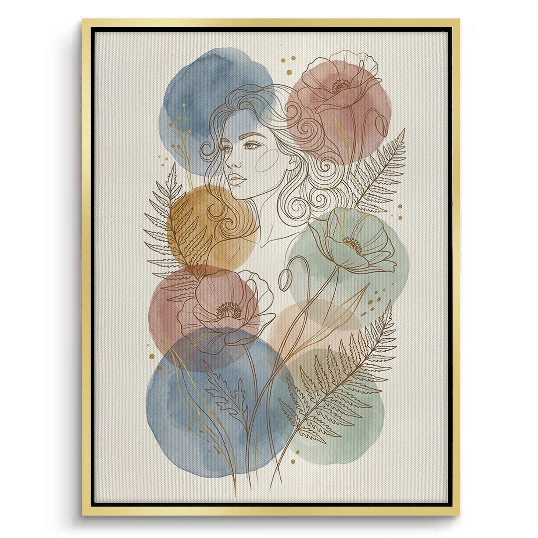 2Watercolor Flowers - Canvas