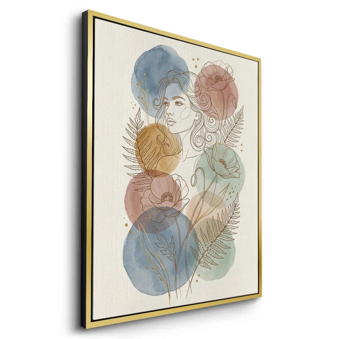 2Watercolor Flowers - Canvas