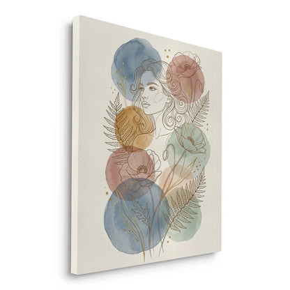 Watercolor Flowers - Canvas