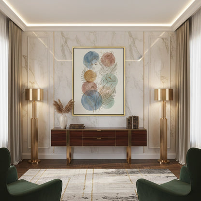 Watercolor Flowers - Canvas