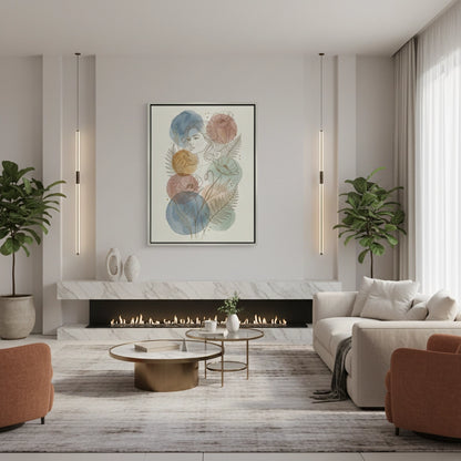 Watercolor Flowers - Canvas