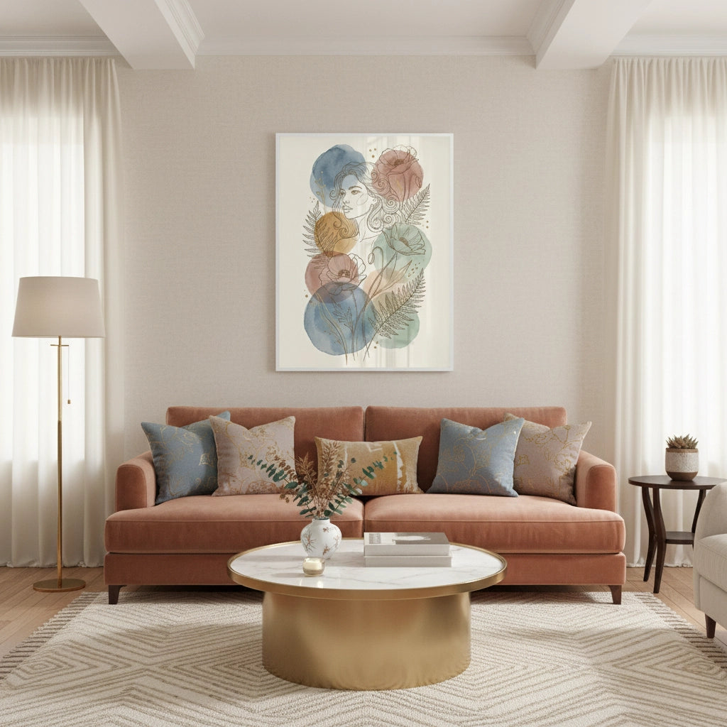 Watercolor Flowers - Fine Art