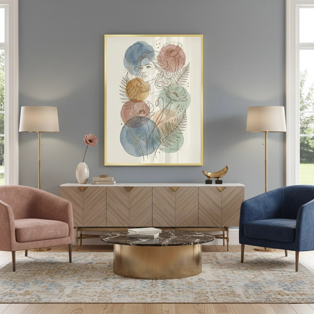 2Watercolor Flowers - Fine Art