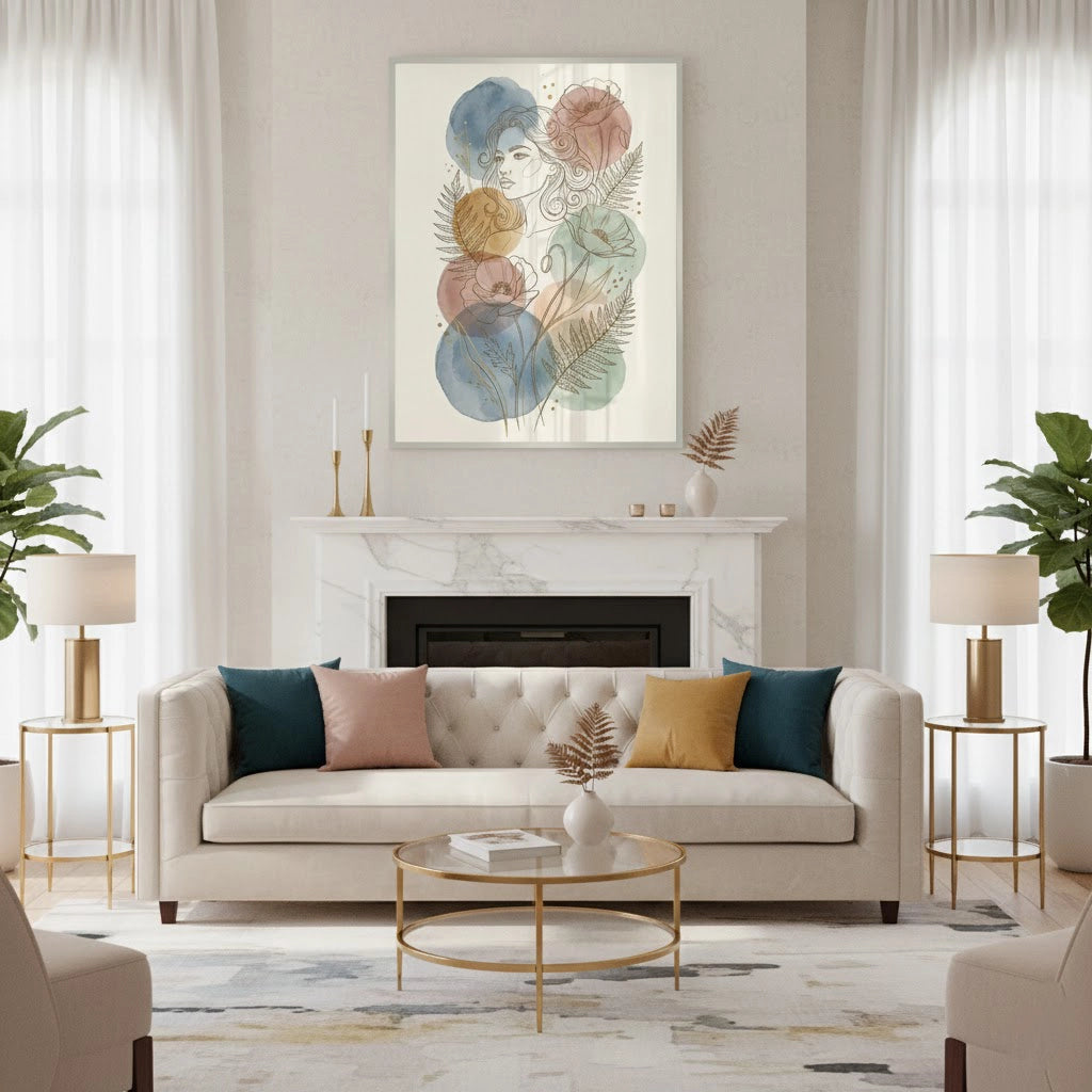 2Watercolor Flowers - Fine Art