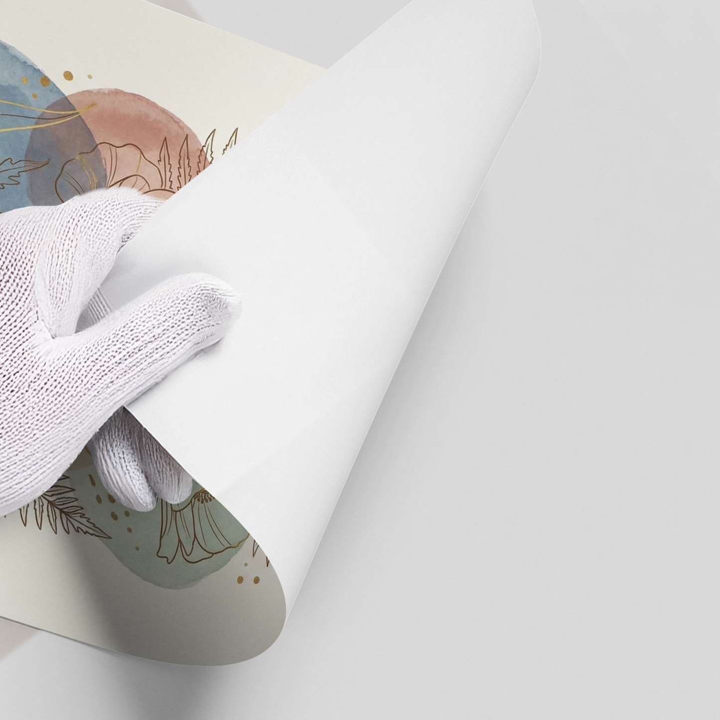 2Watercolor Flowers - Poster