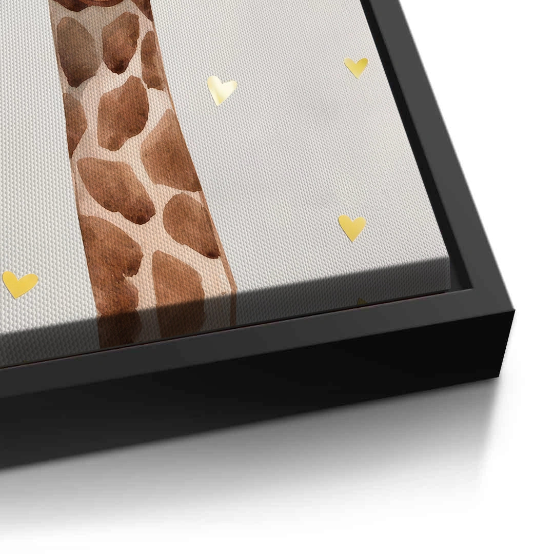 2Watercolor Giraffe  - Canvas