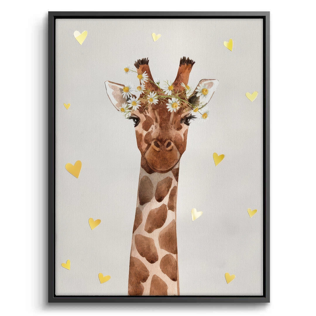 2Watercolor Giraffe  - Canvas