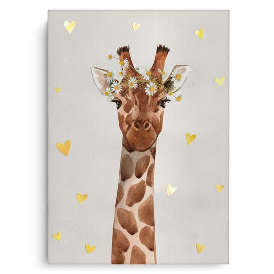 Watercolor Giraffe  - Canvas