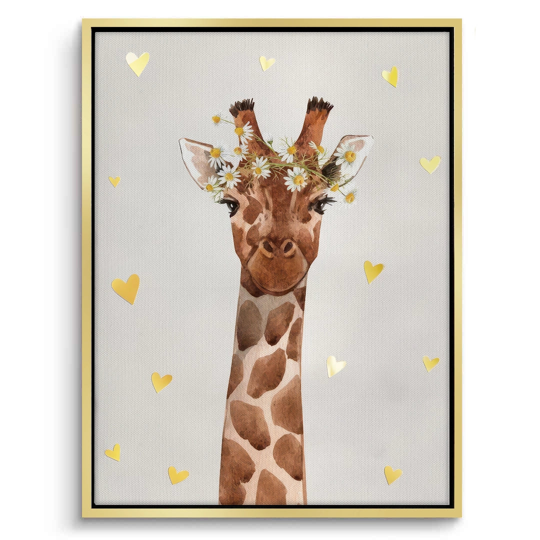 2Watercolor Giraffe  - Canvas