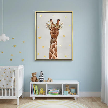 Watercolor Giraffe  - Canvas
