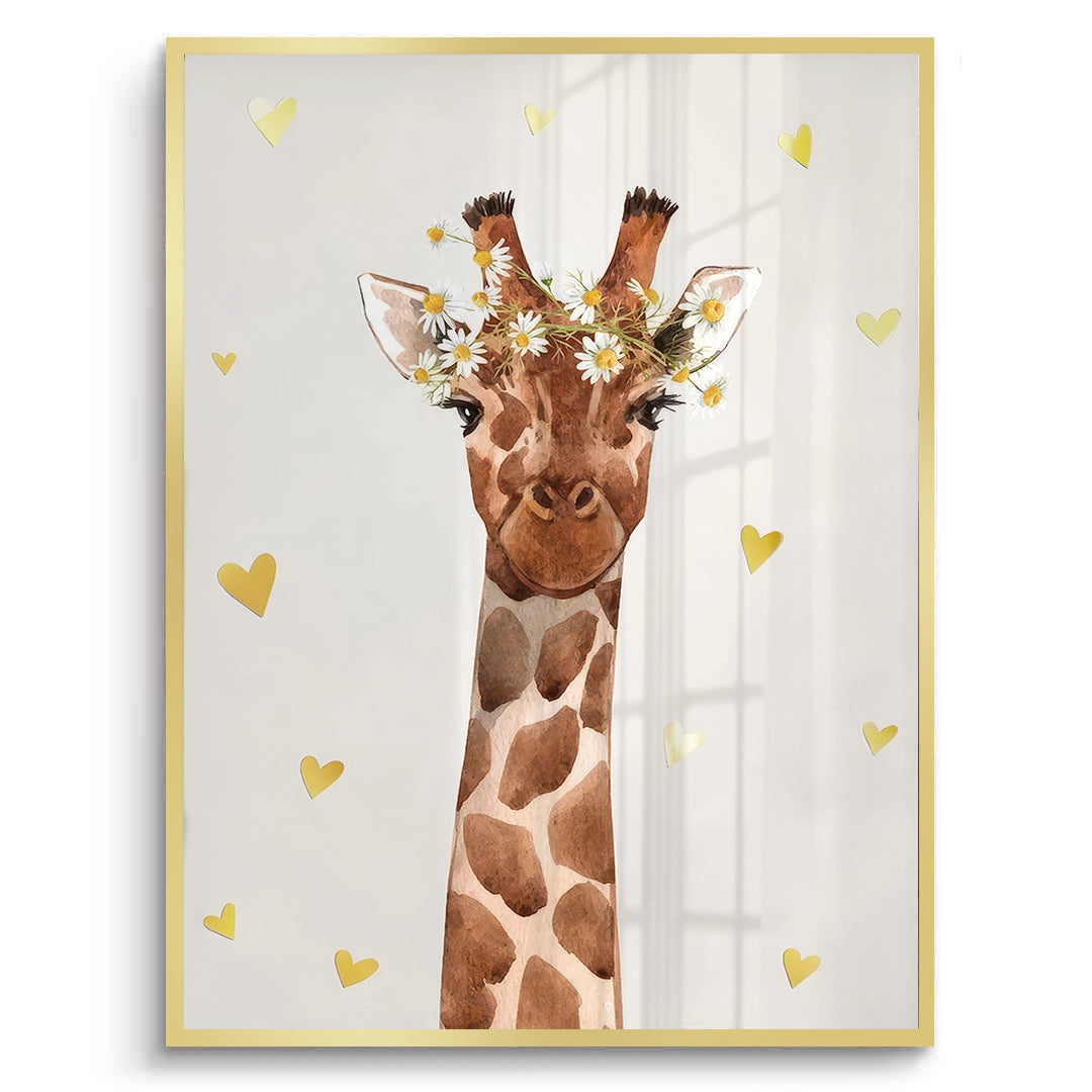 2Watercolor Giraffe - Fine Art