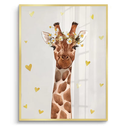 Watercolor Giraffe - Fine Art