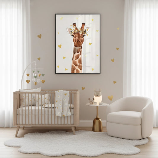 Watercolor Giraffe - Fine Art