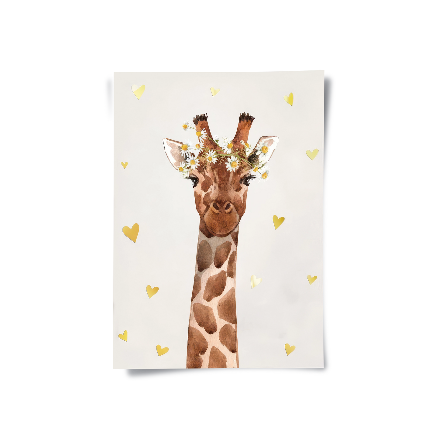 2Watercolor Giraffe - Poster