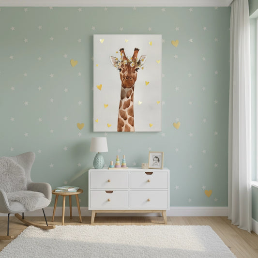 Watercolor Giraffe  - Canvas