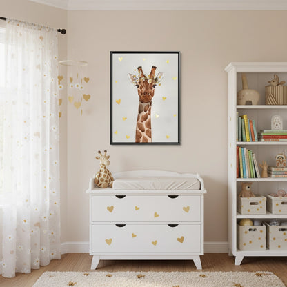 Watercolor Giraffe  - Canvas