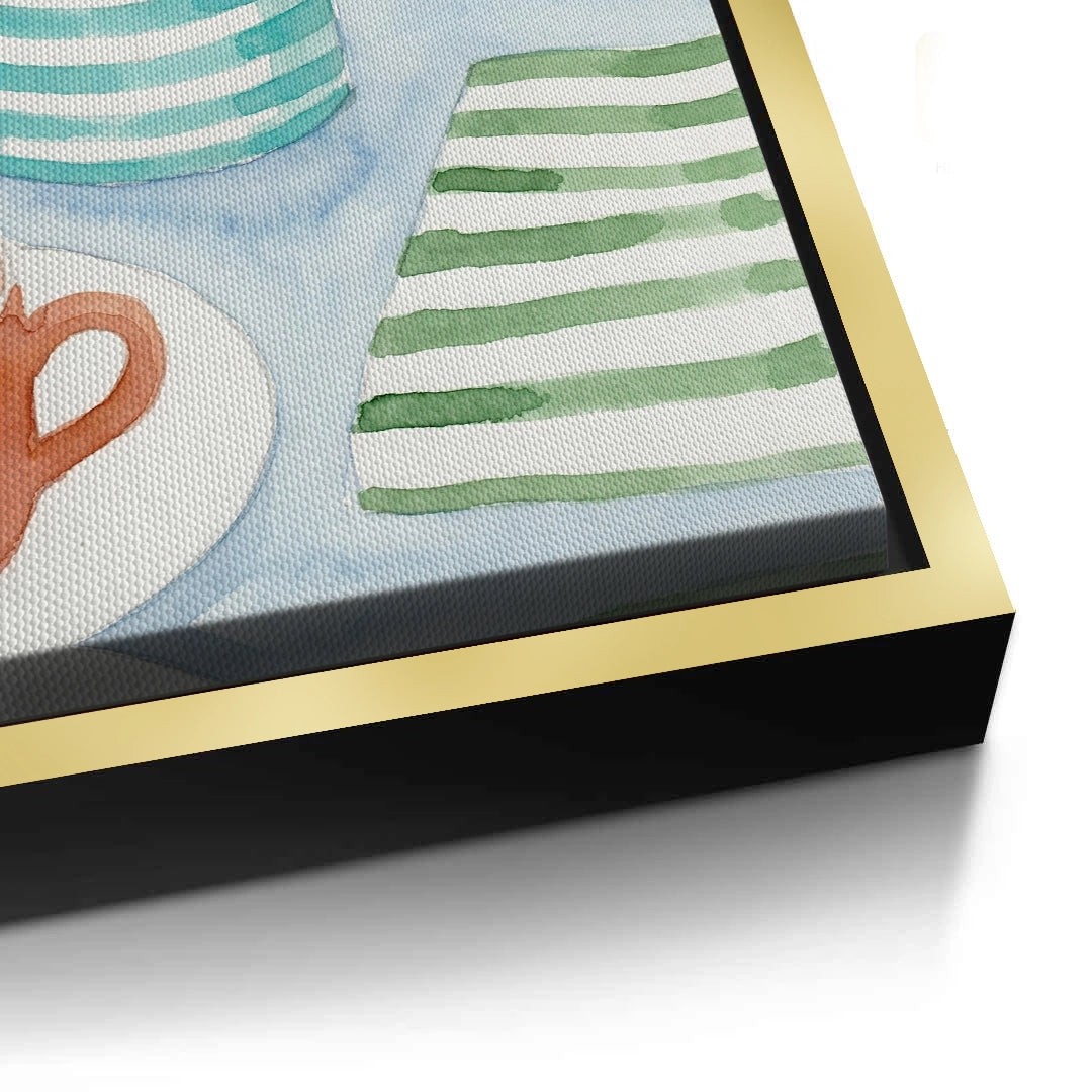 2Watercolor Pink Gerbera - Canvas