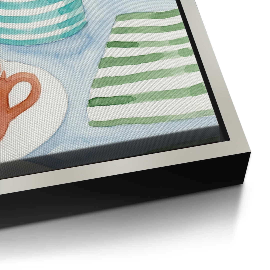 2Watercolor Pink Gerbera - Canvas