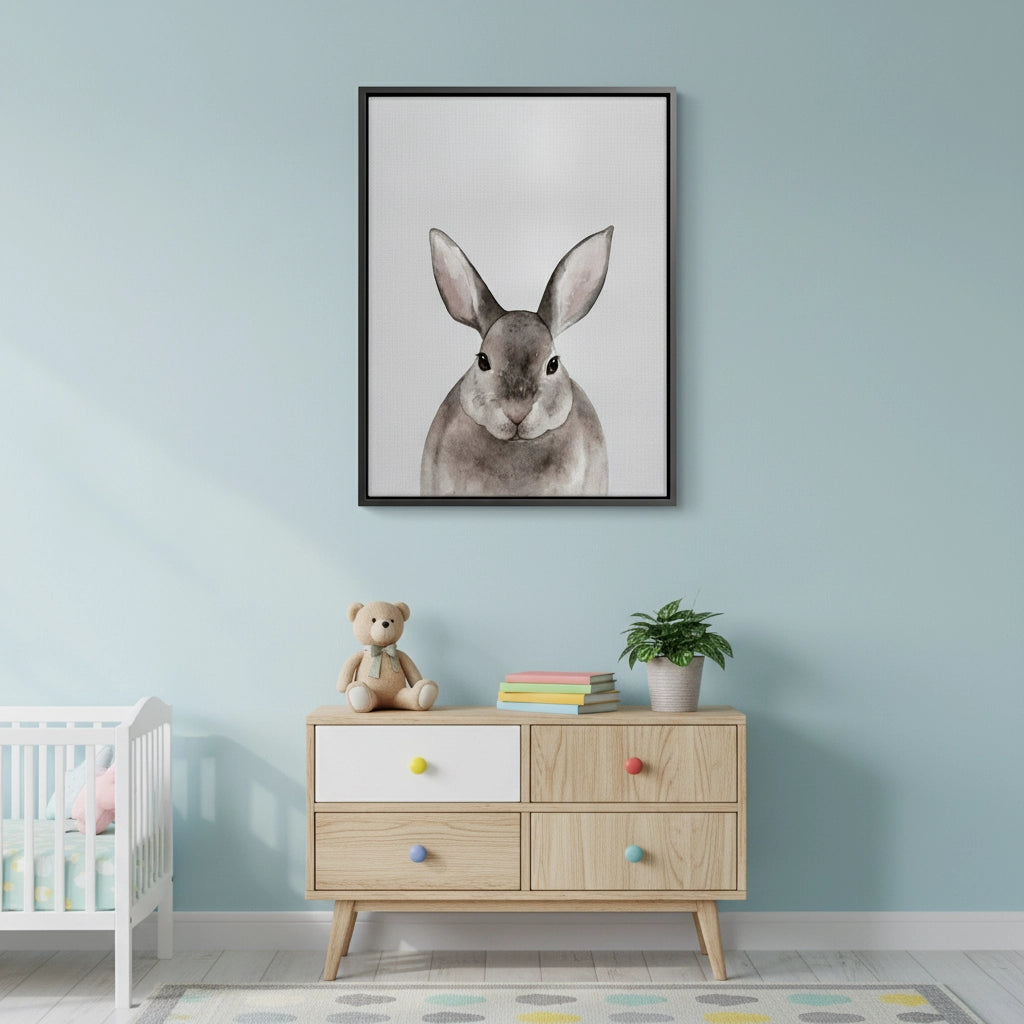 2Watercolor Rabbit - Canvas
