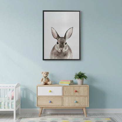 Watercolor Rabbit - Canvas