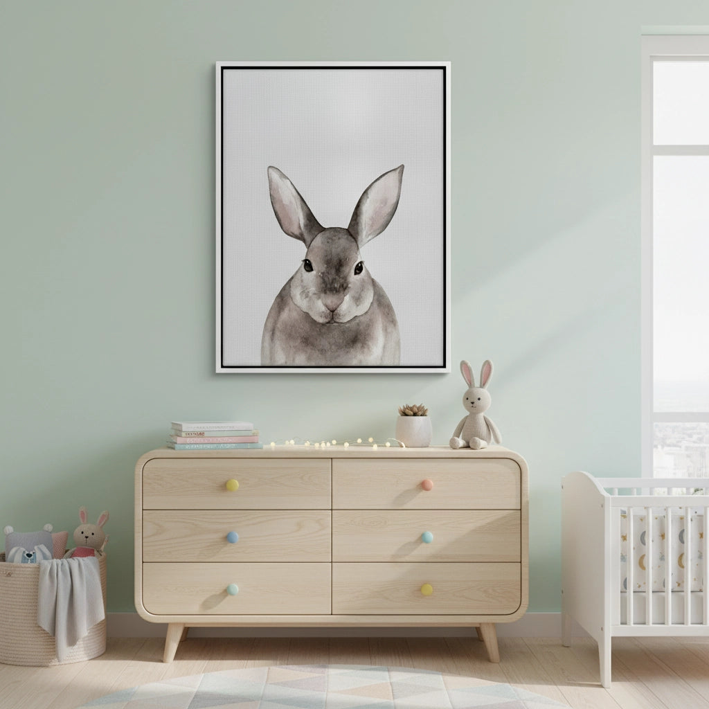 2Watercolor Rabbit - Canvas