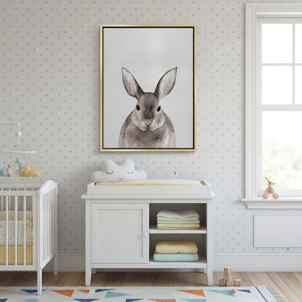 2Watercolor Rabbit - Canvas