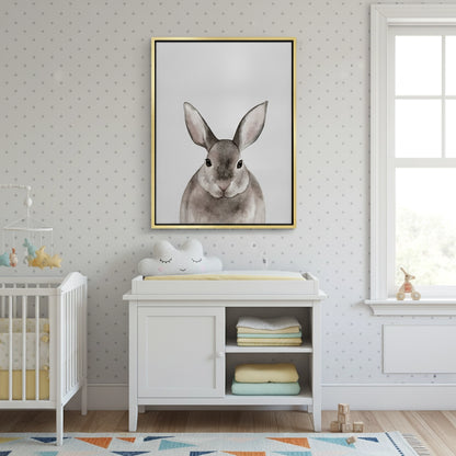 Watercolor Rabbit - Canvas