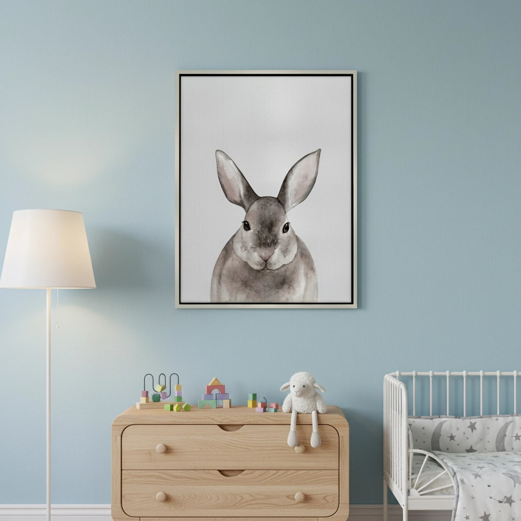 2Watercolor Rabbit - Canvas