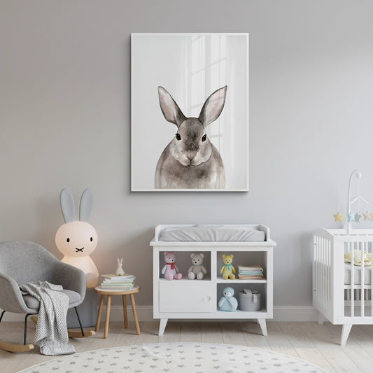 Watercolor Rabbit - Fine Art