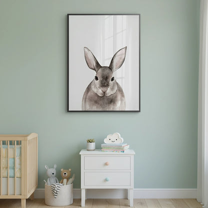 Watercolor Rabbit - Fine Art