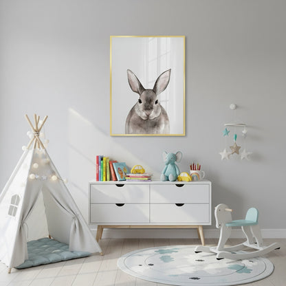 Watercolor Rabbit - Fine Art