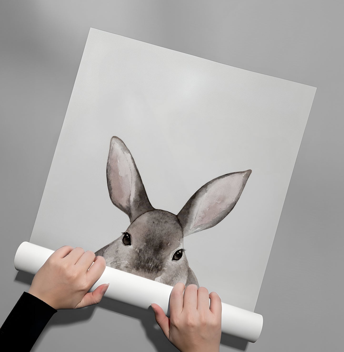 2Watercolor Rabbit - Poster