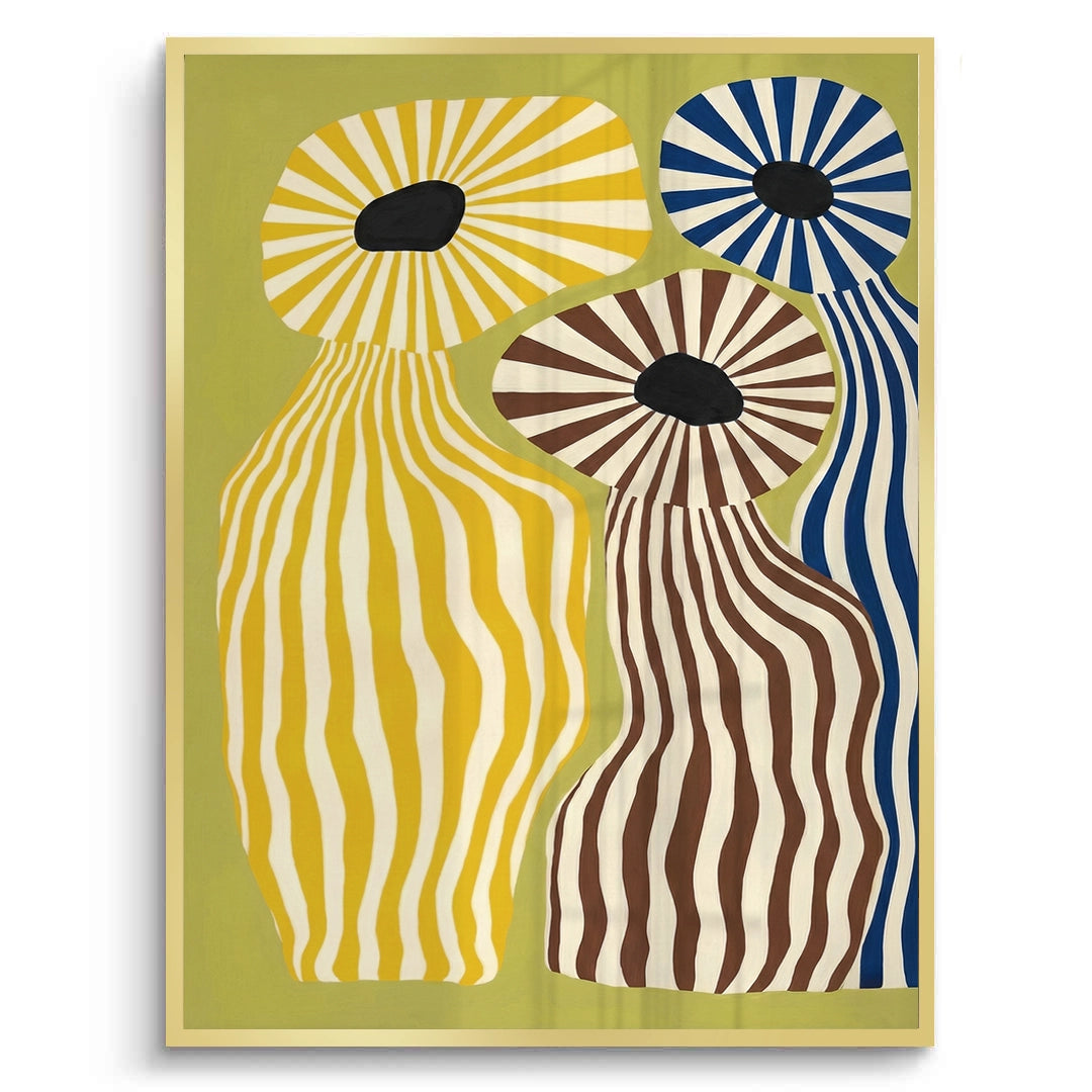 2Wavy Botanical Silhouettes - Fine Art