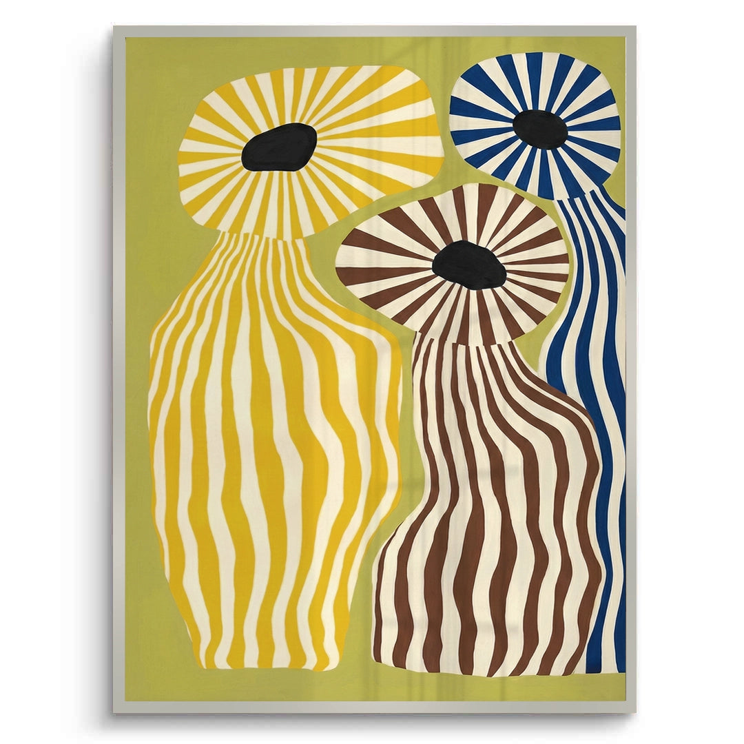 2Wavy Botanical Silhouettes - Fine Art