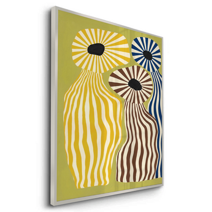 Wavy Botanical Silhouettes - Fine Art