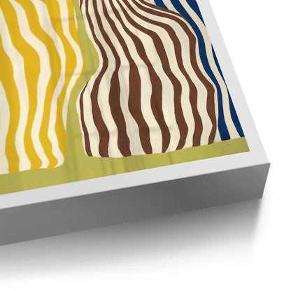 Wavy Botanical Silhouettes - Fine Art