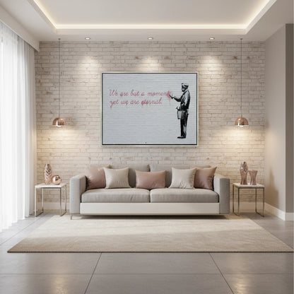We Are But a Moment - Canvas