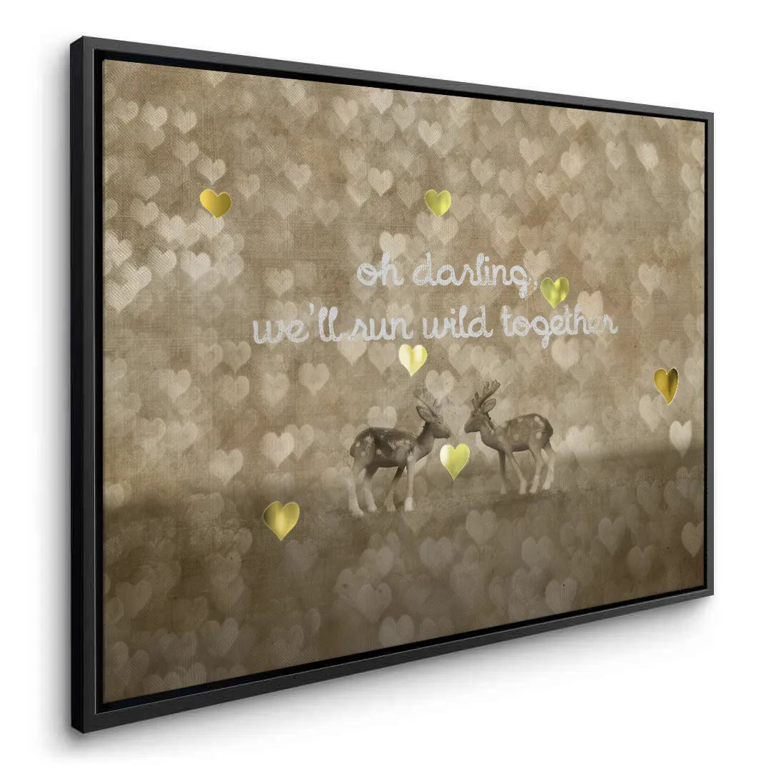 We_ll Run Wild Together - Canvas - Jasmineart.ae